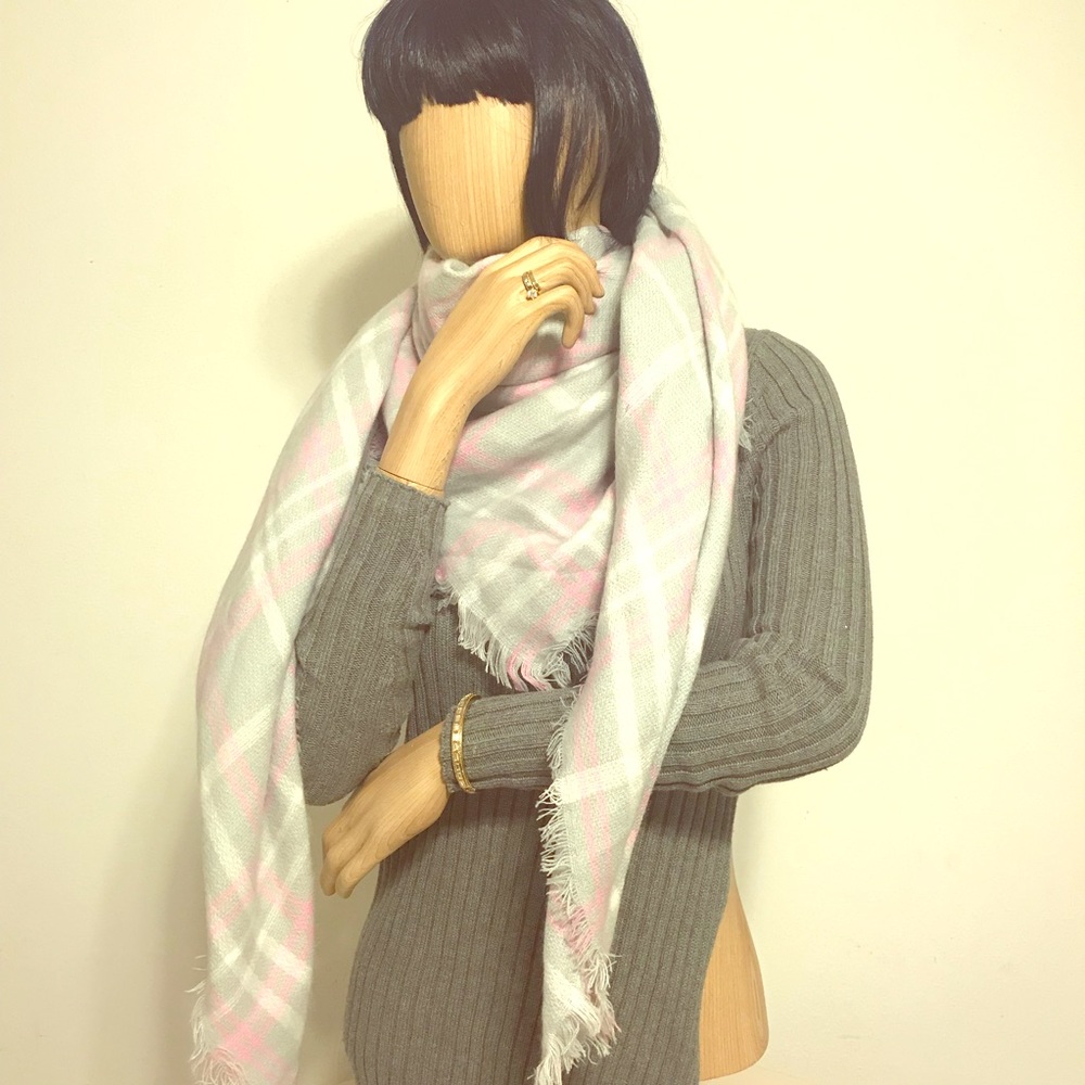 Gray Asymmetrical Slit Tunic Sweater